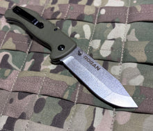 ROGUE Folding Knife-Gen 1 (Special Edition, OD Green/Stonewash. Only 50 made)