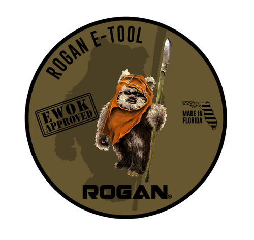 E-tool Ewok Approved Sticker