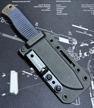 ROGAN Field Knife (Nocturnal 🌙🦉🦇) Comes w/ belt clip as shown.
