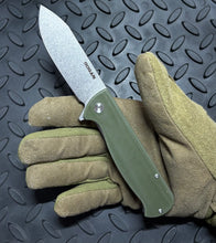 NEW! RHINO Folding Knife (Stonewash/ OD Green)