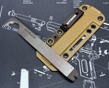Special Edition EDC Pry Bar, Coyote Brown sheath and belt clip!