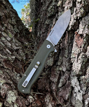 NEW! RHINO Folding Knife (Stonewash/ OD Green)