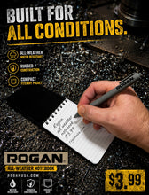 ROGAN All-Weather Notebook – 3” × 5”