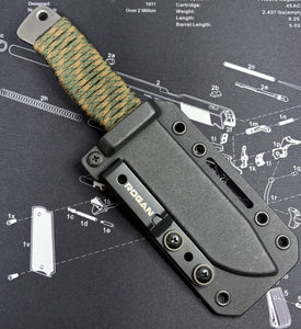 RFK with camo wrap, belt clip and OD green washers.