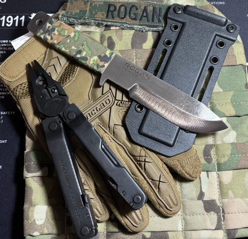 Limited Edition, ROGAN Field Knife. (RFK-HD 1/4 inch thick) ONLY 1 LEFT!