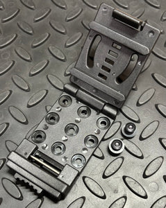 Universal fold over belt attachment for kydex sheath (Includes hardware)