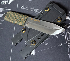 Ruukko knife with molle straps (only 1 available)