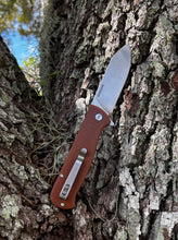 NEW! RHINO Folding Knife (Stonewash/ Brown)