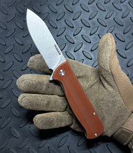 NEW! RHINO Folding Knife (Stonewash/ Brown)