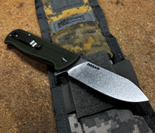 NEW! RHINO Folding Knife (Stonewash/ OD Green)