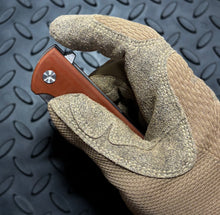 NEW! RHINO Folding Knife (Stonewash/ Brown)