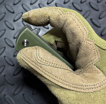 NEW! RHINO Folding Knife (Stonewash/ OD Green)