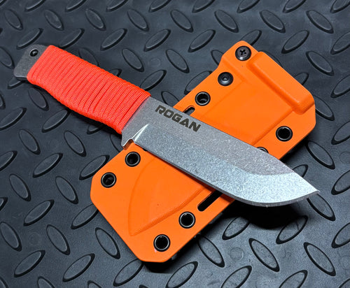 ROGAN Field Knife (Hunter) comes with belt clip. ONLY 2 MADE!