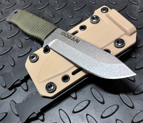 (SPECIAL EDITION) ROGAN Field Knife (Sportsman) comes with molle straps