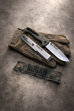 ROGUE Folding Knife-Gen 1 (Special Edition, OD Green/Stonewash. Only 50 made)
