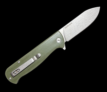 NEW! RHINO Folding Knife (Stonewash/ OD Green)